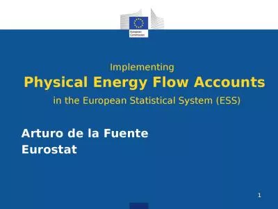 Implementing   Physical Energy Flow Accounts