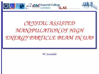 crystal  assisted manipulation of high energy particle