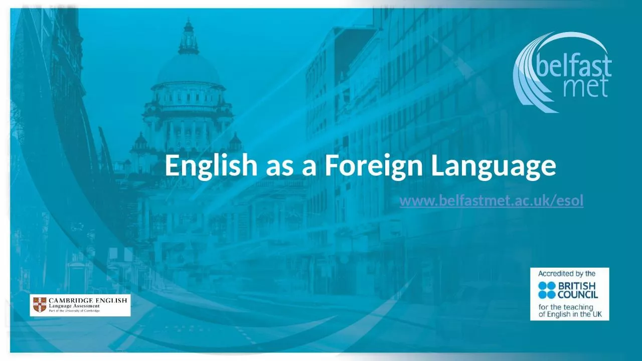 PPT-English as a Foreign Language