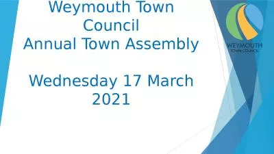 Weymouth Town Council Annual Town Assembly