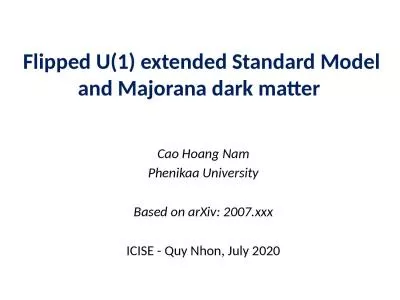 Flipped U(1) extended Standard Model and Majorana dark matter