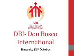 PPT-DBI- Don Bosco International