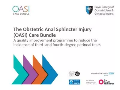 The Obstetric Anal Sphincter Injury