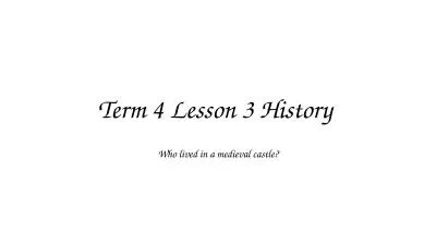 Term 4 Lesson 3 History