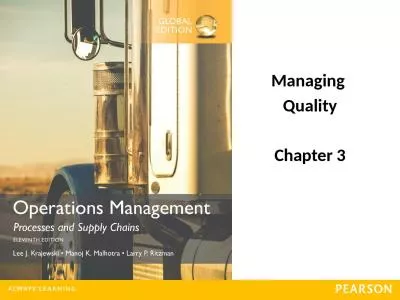 Managing  Quality Chapter 3