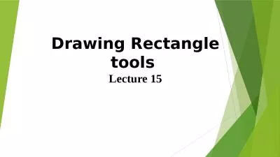 Drawing  Rectangle   tools