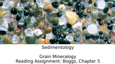 Sedimentology Grain Mineralogy