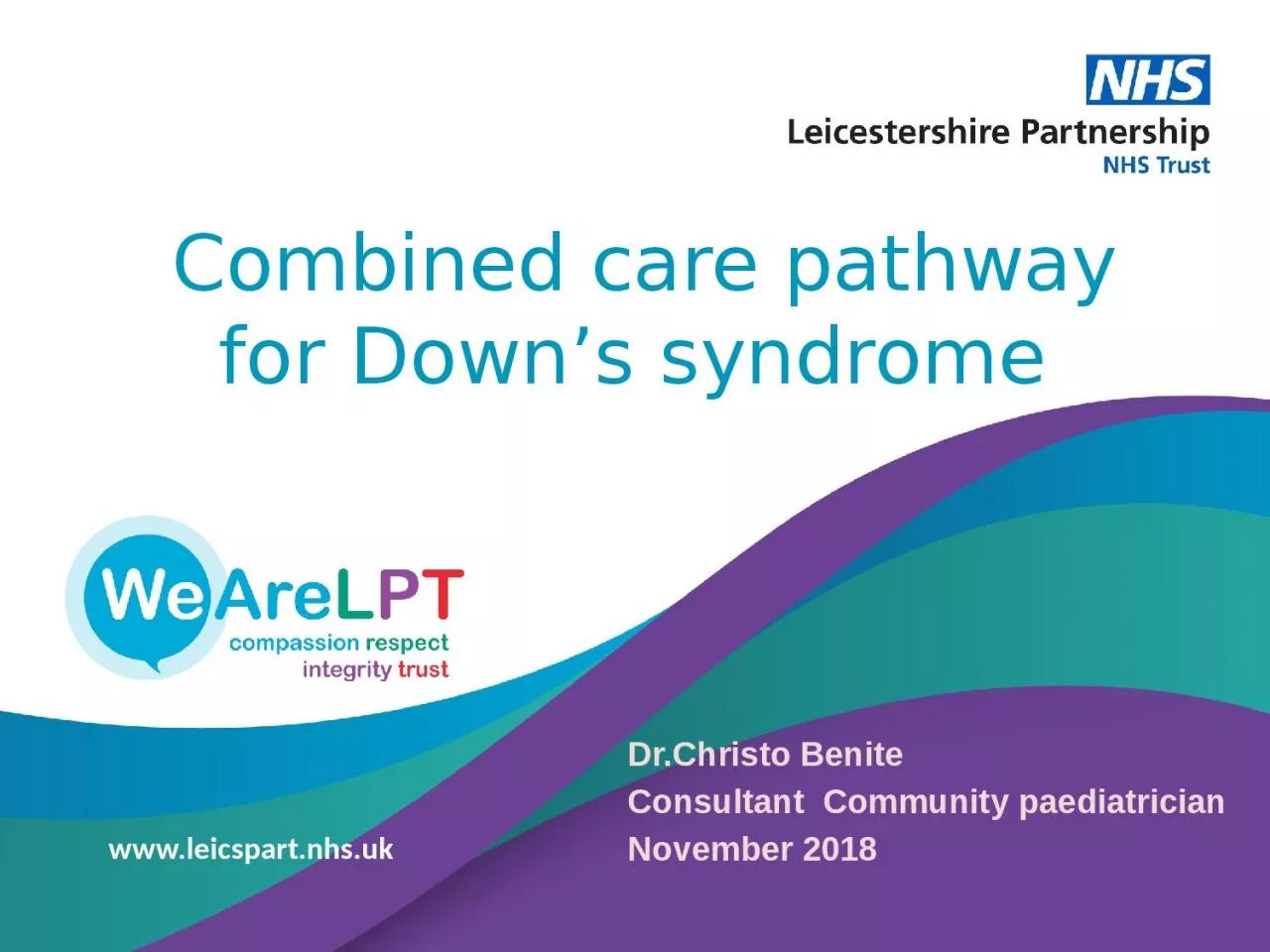 PPT-Combined care pathway for Down’s syndrome