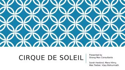 Cirque de soleil Presented by