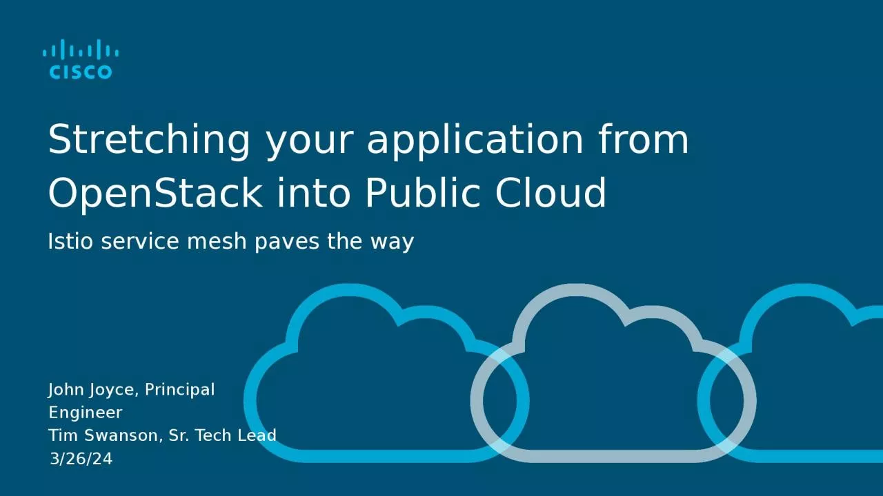 PPT-Stretching your application from OpenStack into Public Cloud