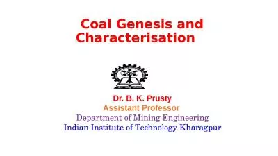 Coal Genesis and  Characterisation