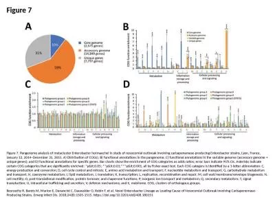 Figure 7 Figure 7. Pangenome analysis of metacluster Enterobacter hormaechei in study of nosocomial