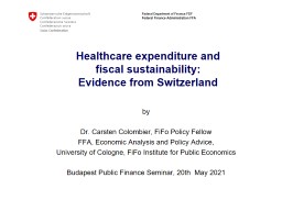 Healthcare   expenditure