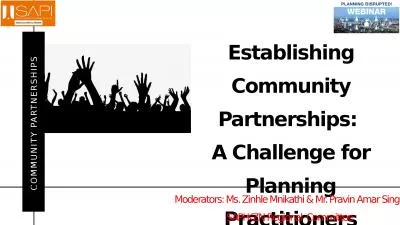 Establishing Community Partnerships: