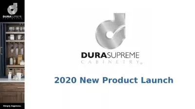 2020 New Product Launch New Door Styles