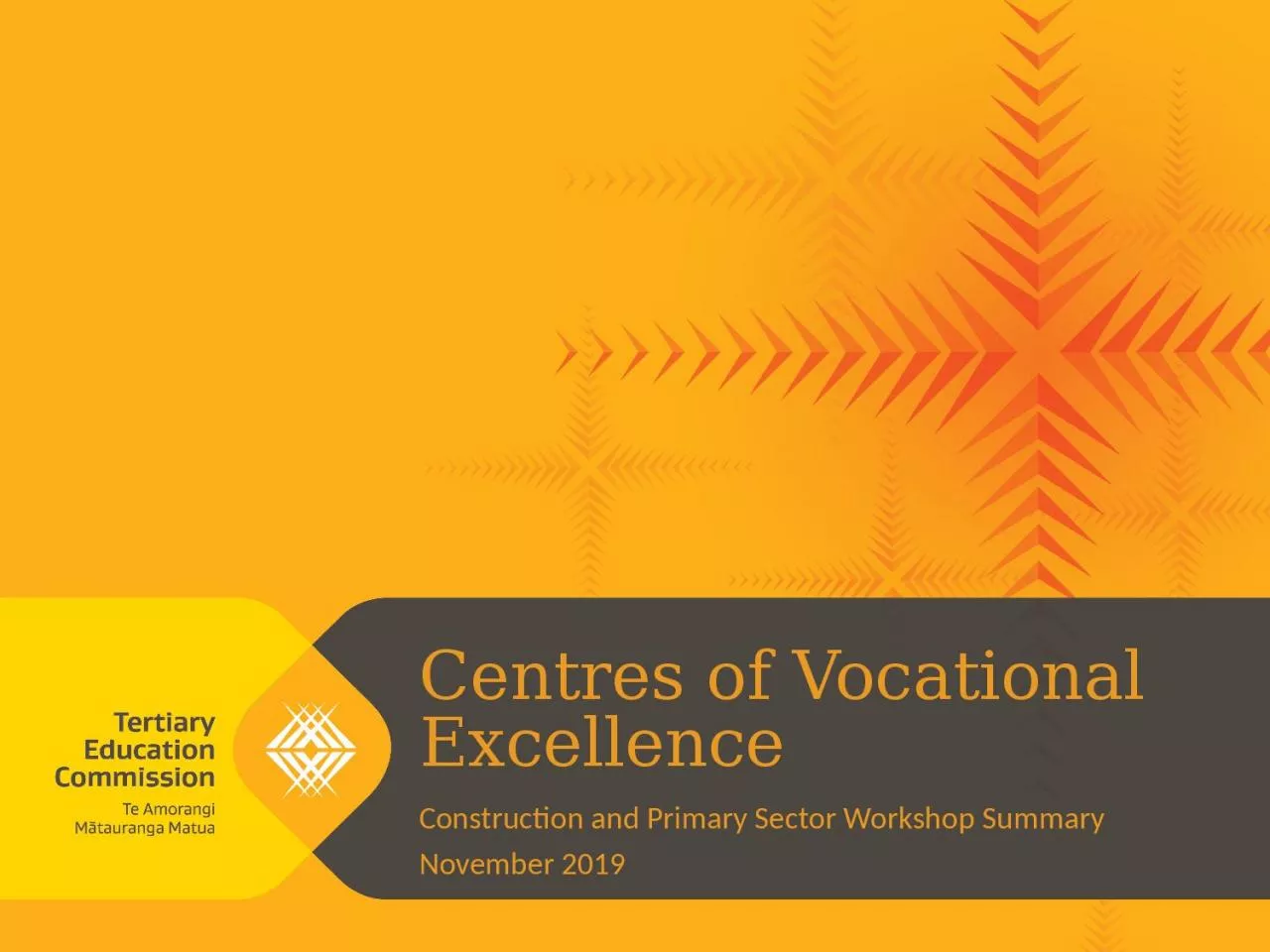 PPT-Centres of Vocational Excellence