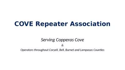 COVE Repeater Association