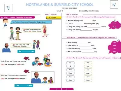 NORTHLANDS & SUNFIELD CITY SCHOOL