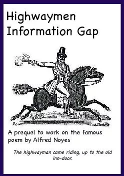 HighwaymenThis information gap activity developed by Judith Evans is d
