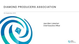 PPT-DIAMOND PRODUCERS ASSOCIATION