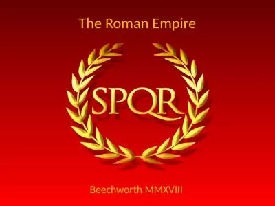 The Roman Empire Beechworth MMXVIII