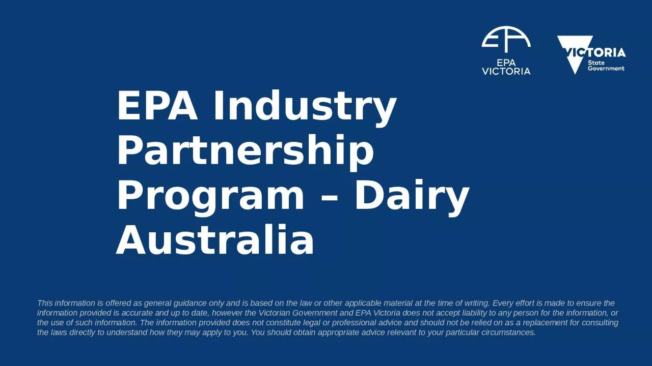 PPT-EPA Industry Partnership Program –