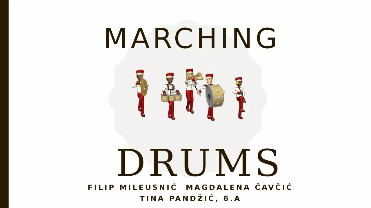 PPT-Marching drums Filip Mileusnić