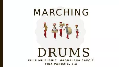 Marching   drums Filip  Mileusnić