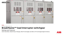 EXternal BreakMaster™ load interrupter switchgear