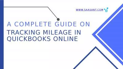 Tracking Mileage in QuickBooks Online