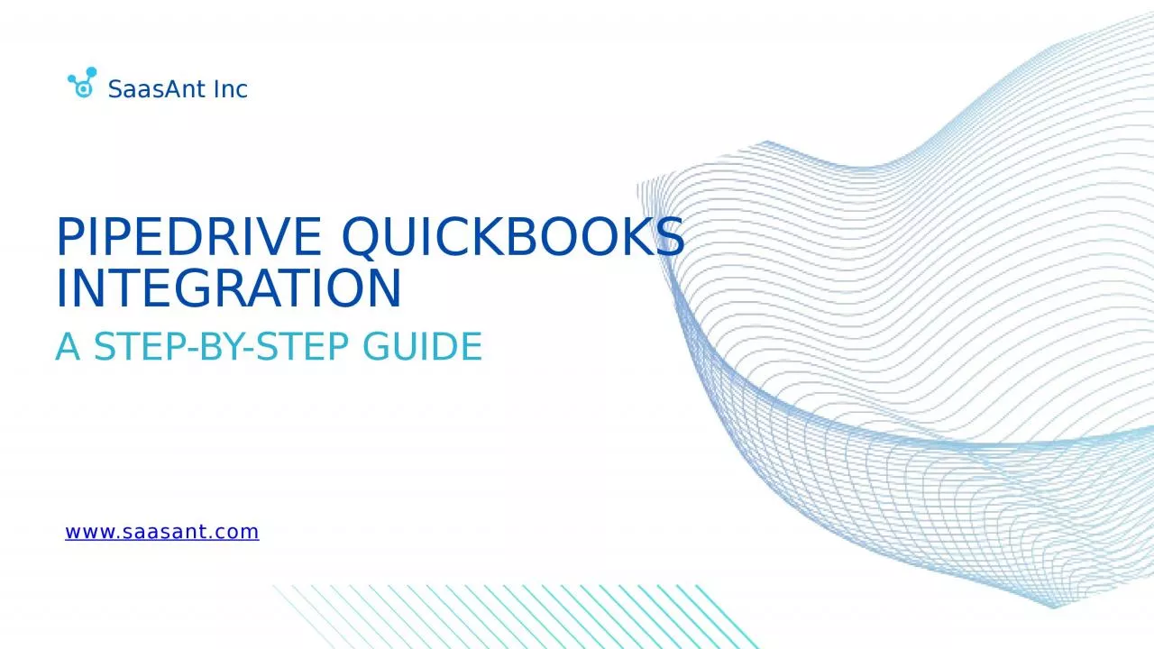 PPT-Pipedrive QuickBooks Integration: How to Connect Them