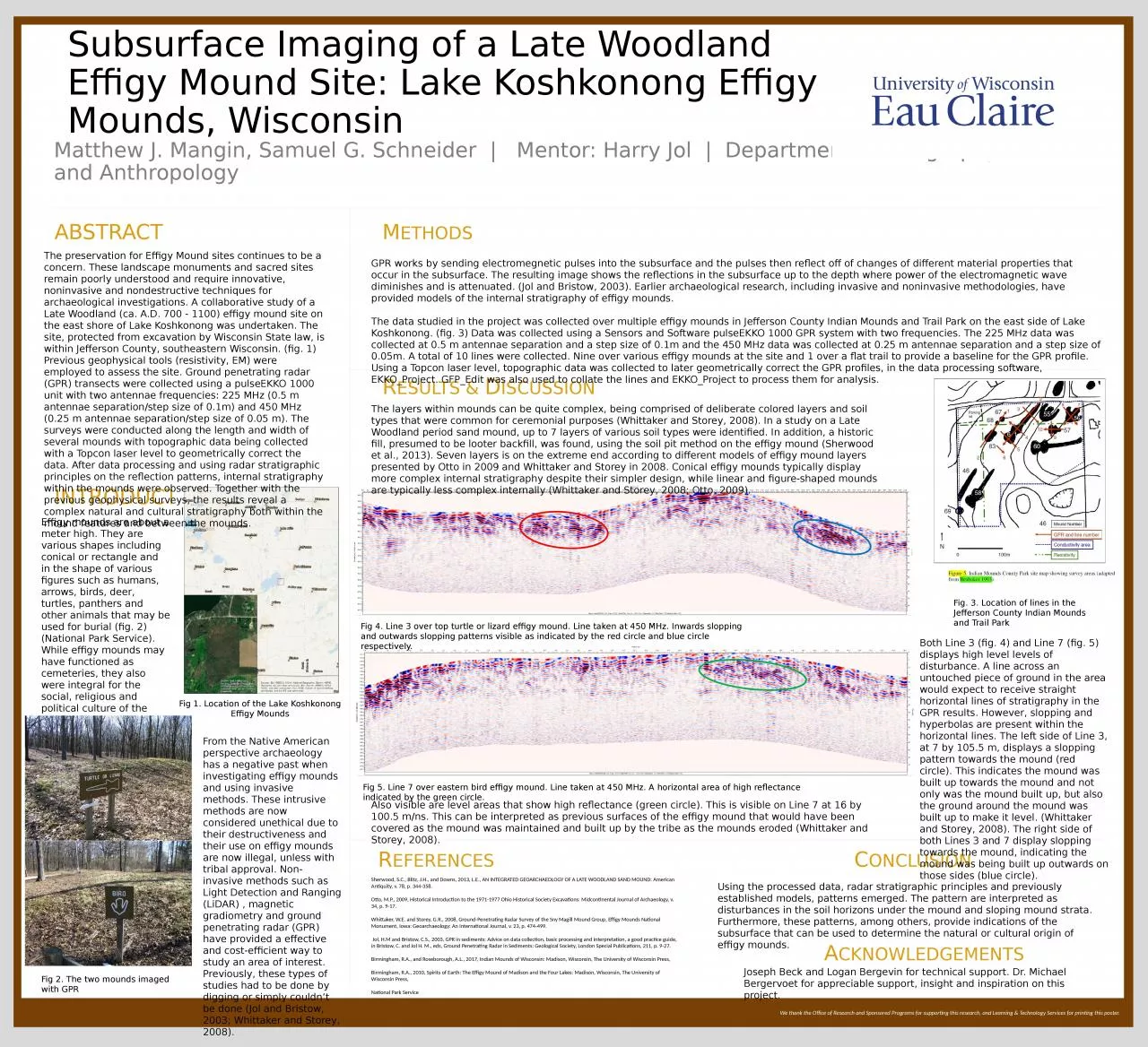 PPT-Subsurface Imaging of a Late Woodland Effigy Mound Site: Lake