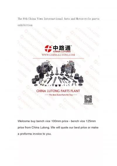 The 8th China Yiwu International Auto and Motorcycle parts exhibition