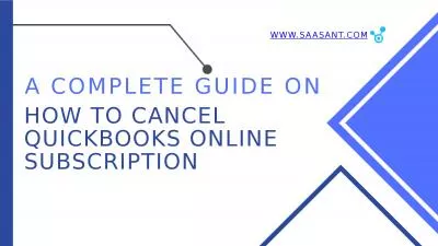 How to Cancel QuickBooks Online Subscription