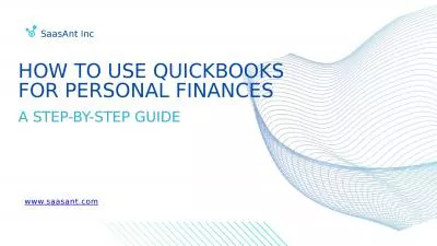 How to Use QuickBooks for Personal Finances