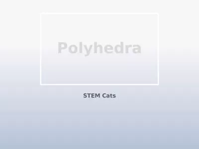 Polyhedra STEM Cats Tessellations