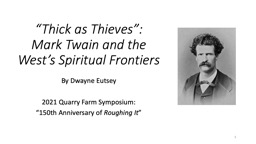 PPT-“Thick as Thieves”: