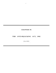 THE ANTI-HIJACKING ACT, 1982