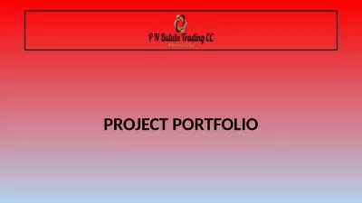 PROJECT PORTFOLIO