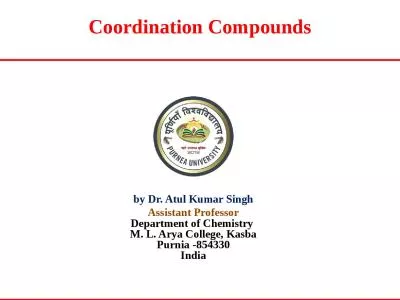 Coordination Compounds by Dr.