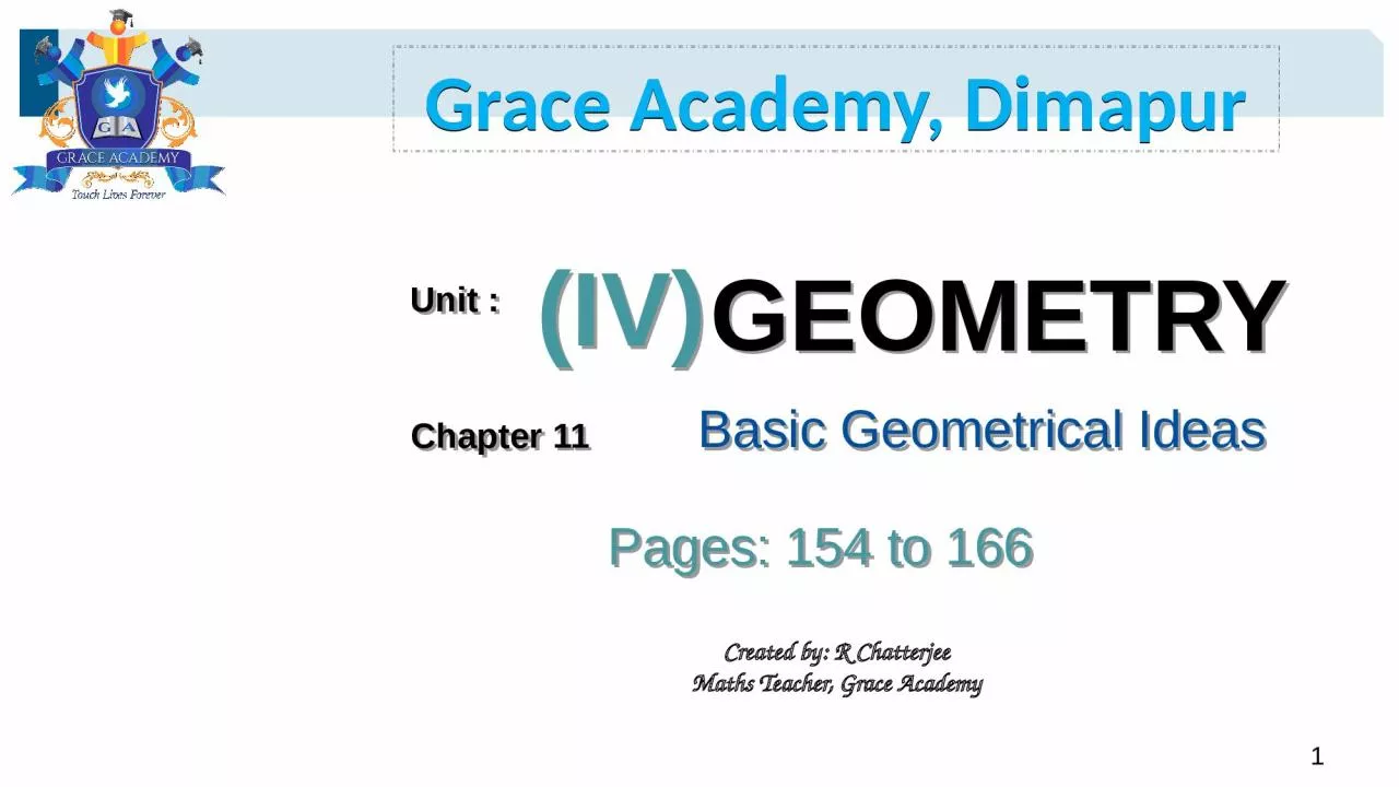 PPT-Basic Geometrical Ideas (IV)