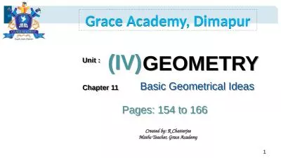 Basic Geometrical Ideas (IV)