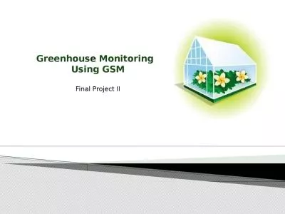 Greenhous e   Monitoring    Using GSM