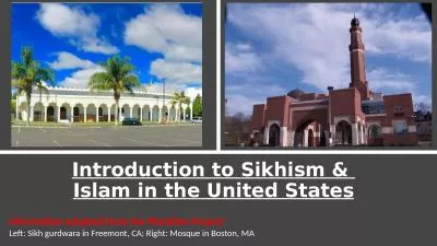 Introduction to Sikhism &