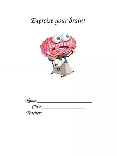 Exercise your brain!  Name:_____________________