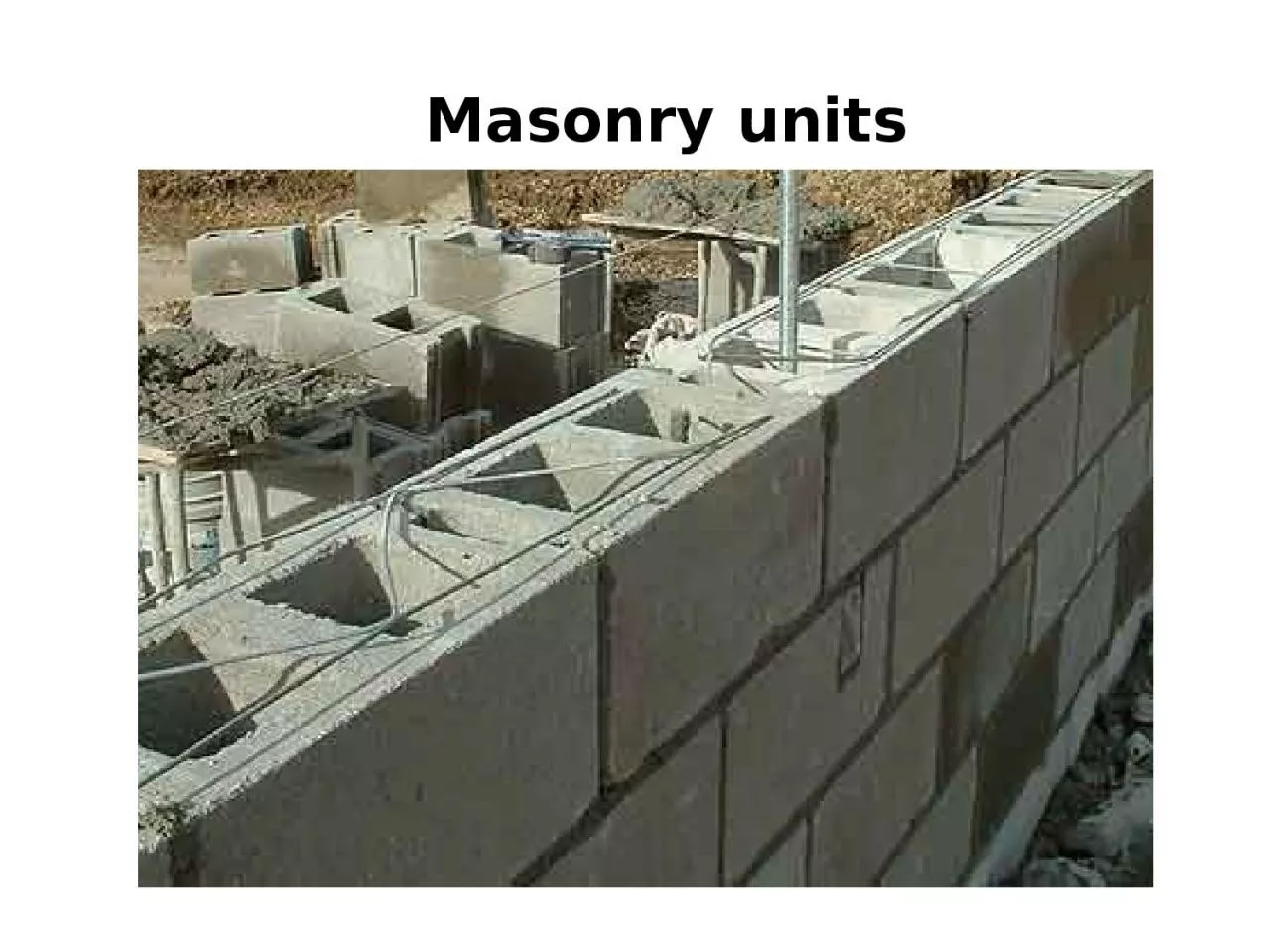 PPT-Masonry units Masonry units