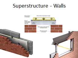 Superstructure - Walls Function of a wall