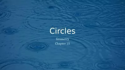 Circles Geometry Chapter 10