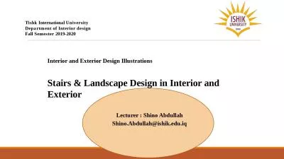 Interior and Exterior Design Illustrations