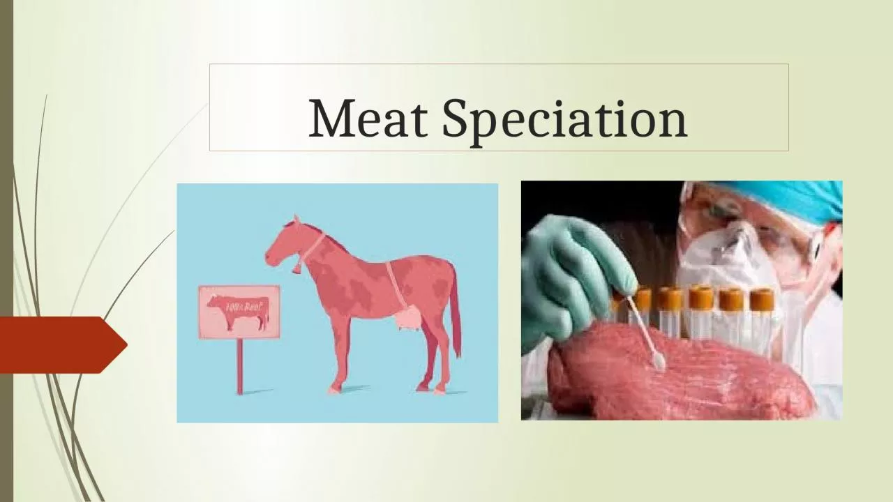 Meat Speciation Introduction